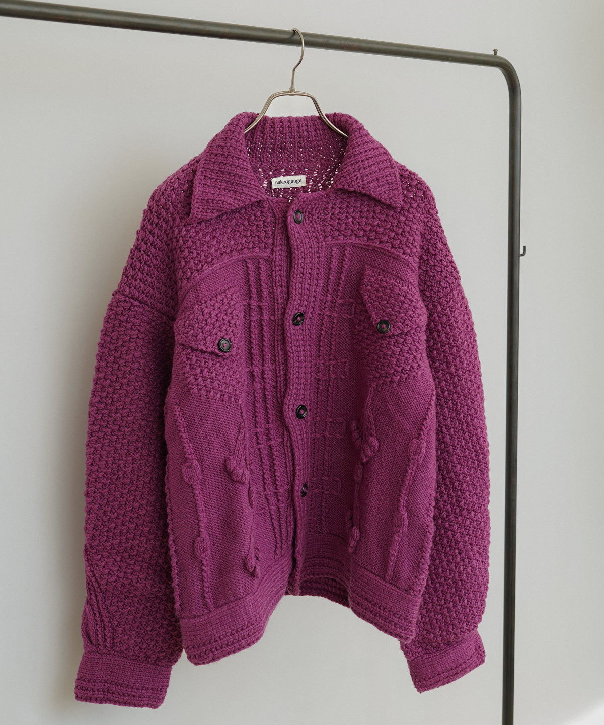 MERINOWOOL HANDKNITING GJACKTⅡ