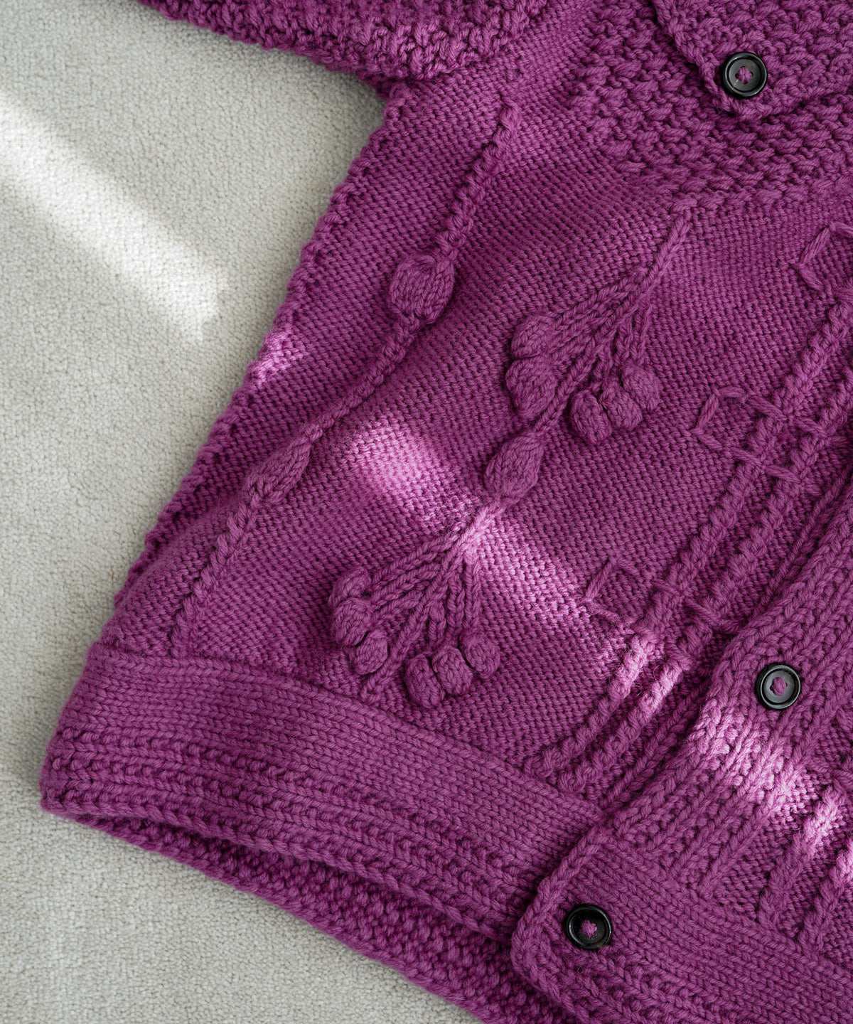 MERINOWOOL HANDKNITING GJACKTⅡ