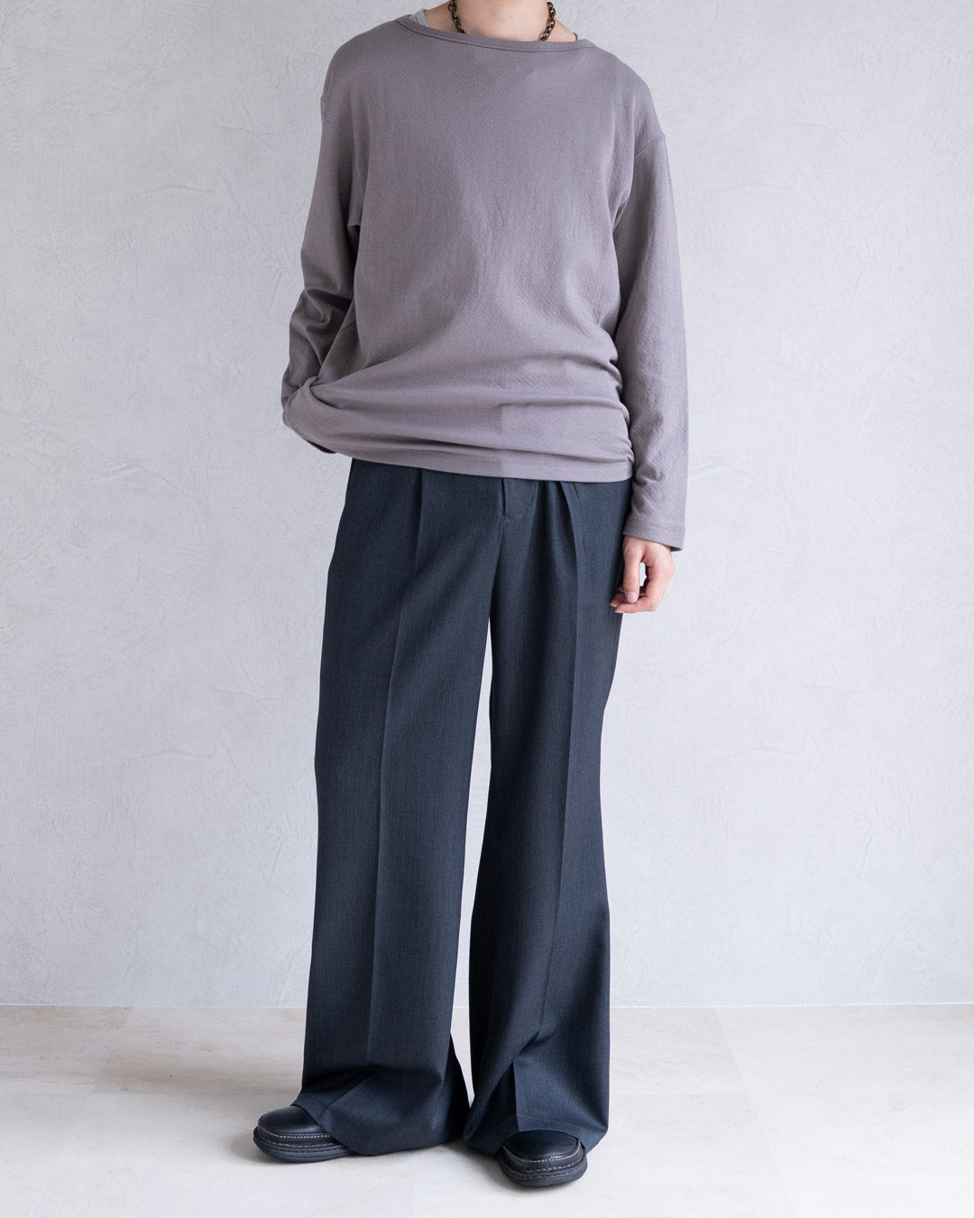 INTERLOCK BOATNECK LS