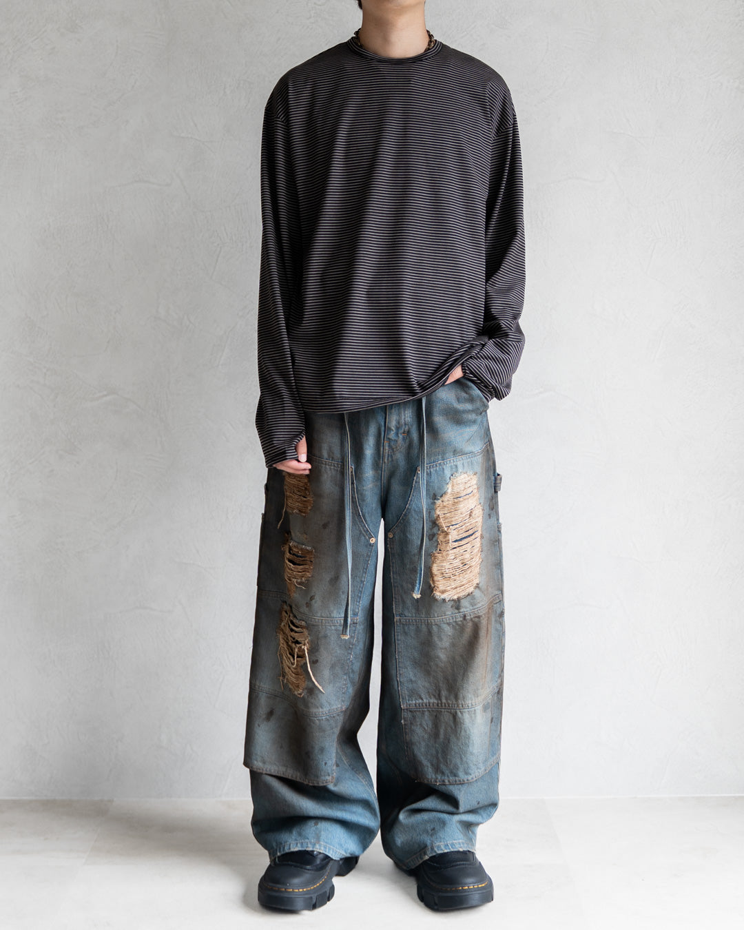 WOOL BORDER L/S