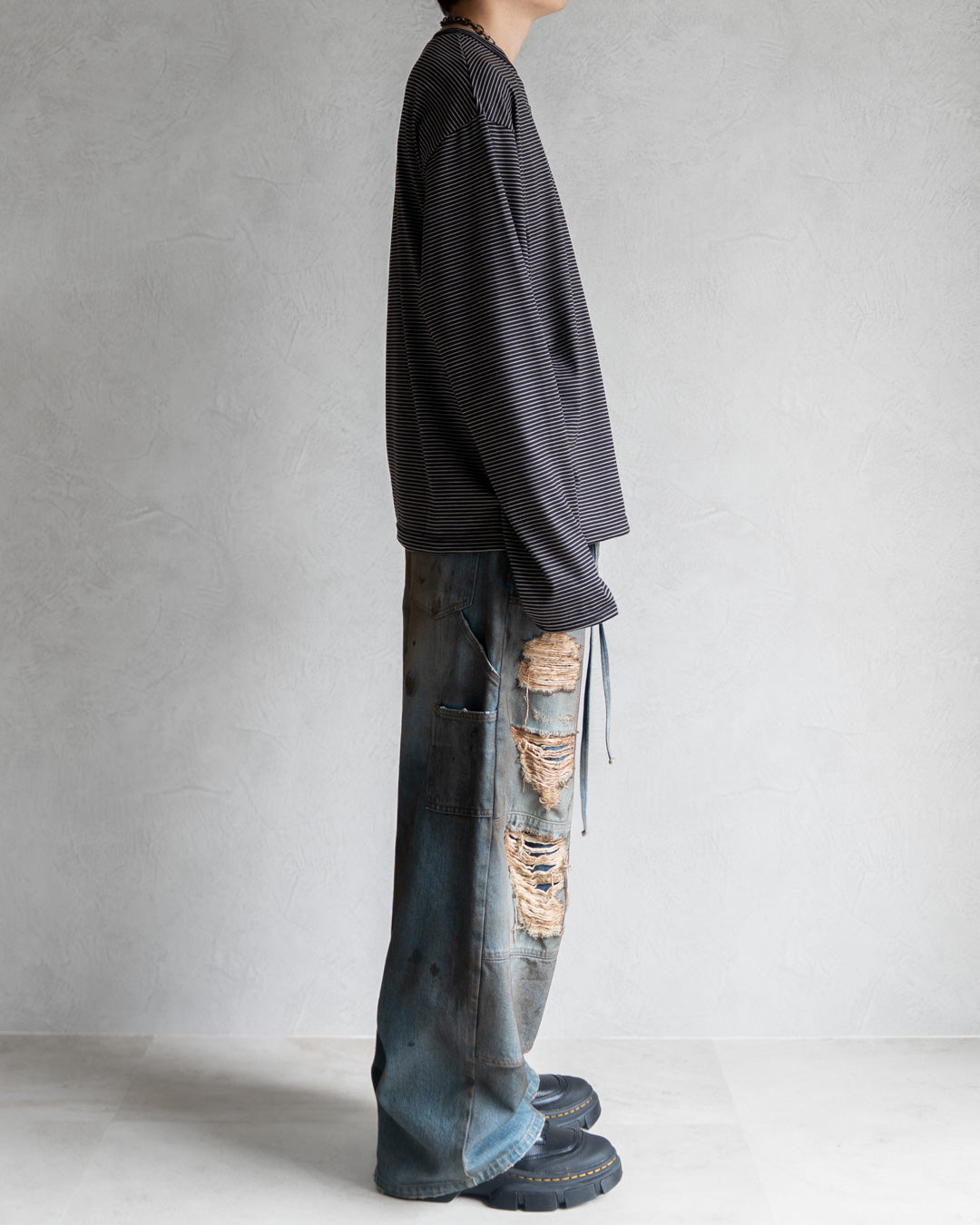 WOOL BORDER L/S