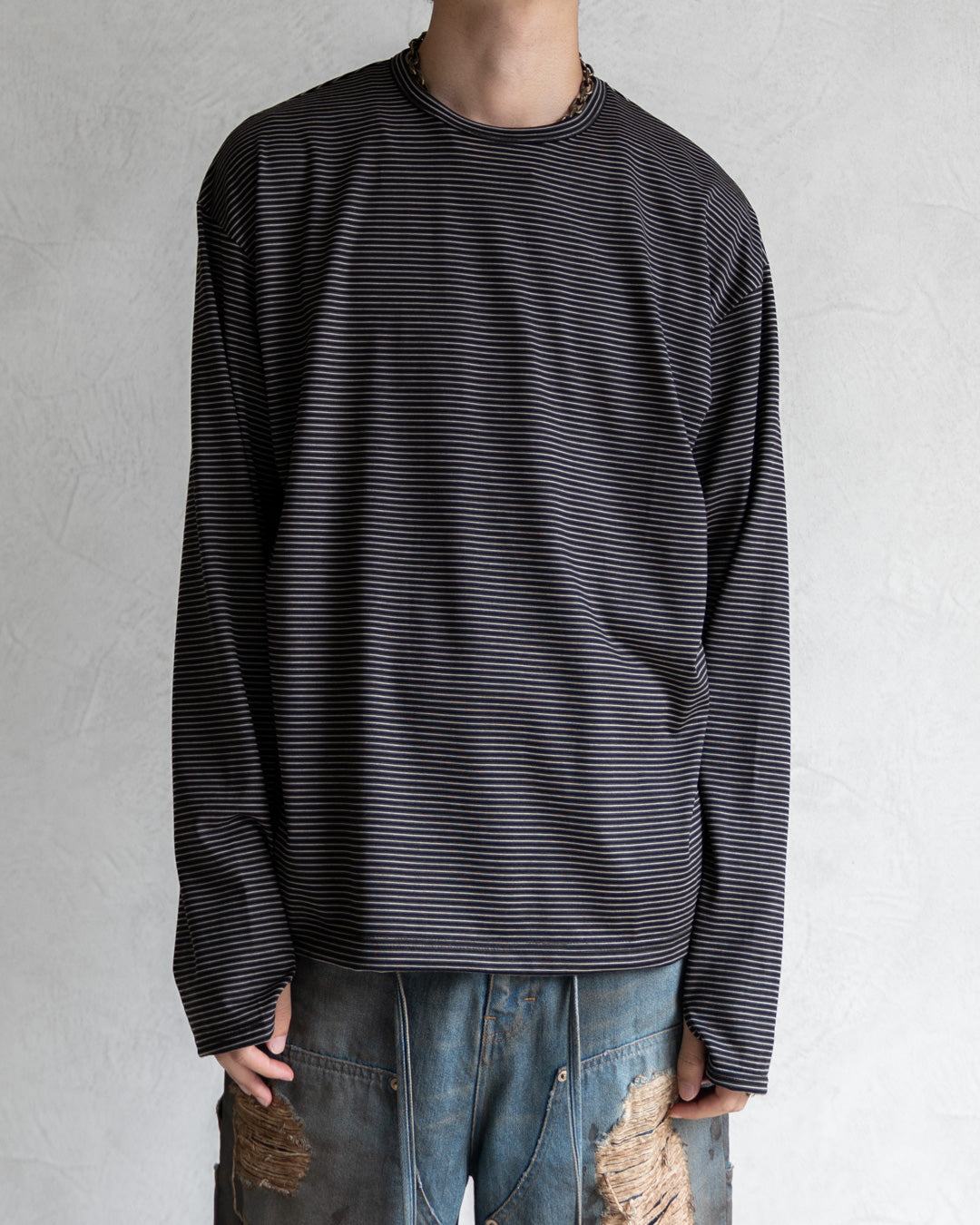 WOOL BORDER L/S
