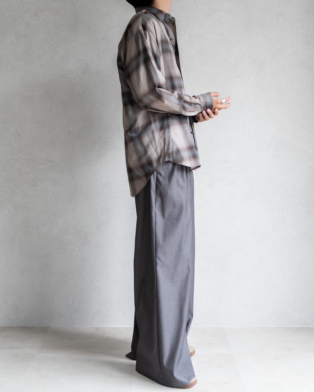 LIGHTWEIGHT OMBRE CHECK SHIRT