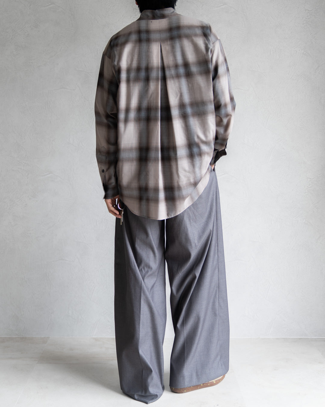 LIGHTWEIGHT OMBRE CHECK SHIRT