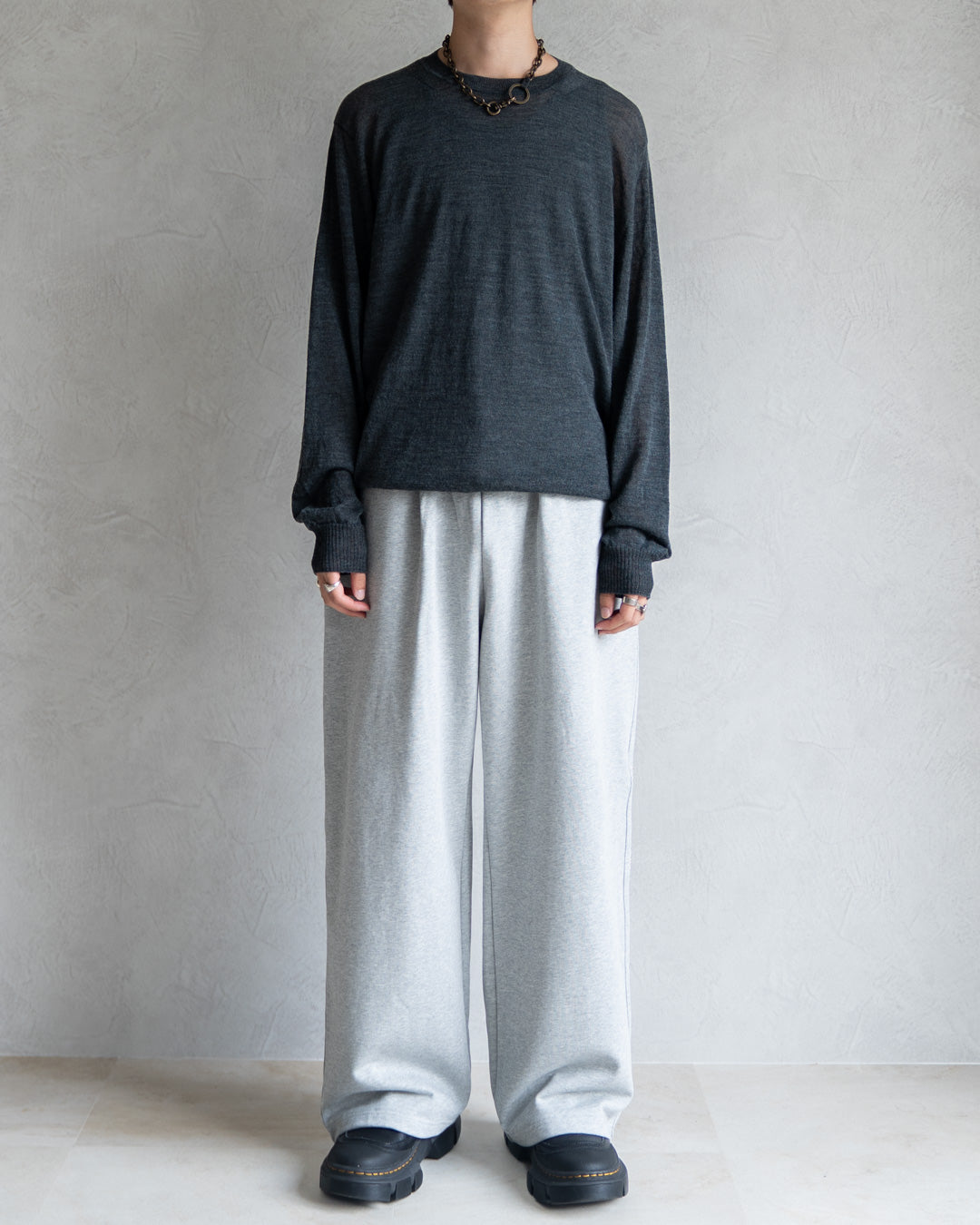 Wholegarment Wool Sheer P/O