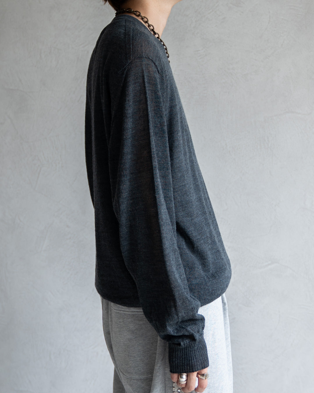 Wholegarment Wool Sheer P/O