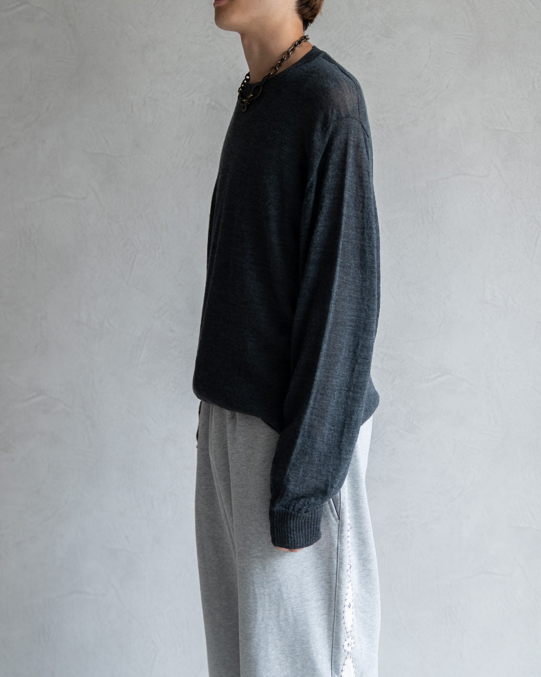 Wholegarment Wool Sheer P/O