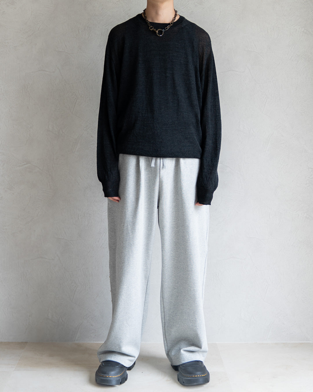 Wholegarment Wool Sheer P/O