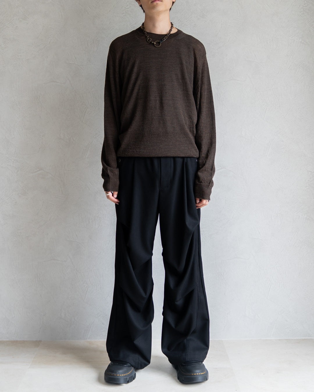 Wholegarment Wool Sheer P/O