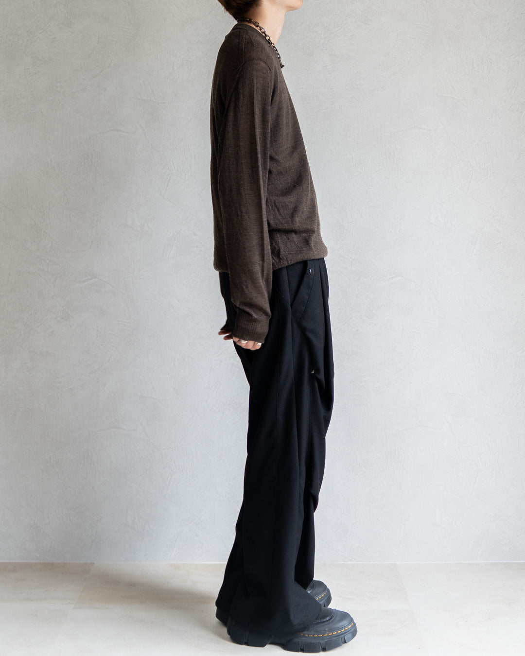 Wholegarment Wool Sheer P/O