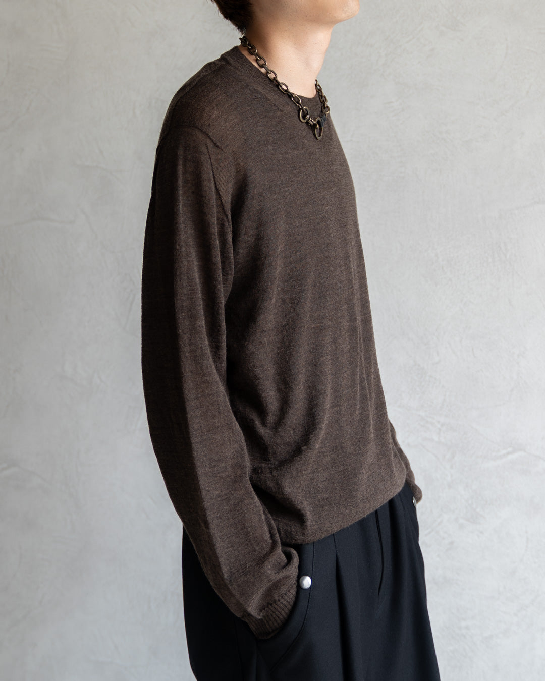 Wholegarment Wool Sheer P/O