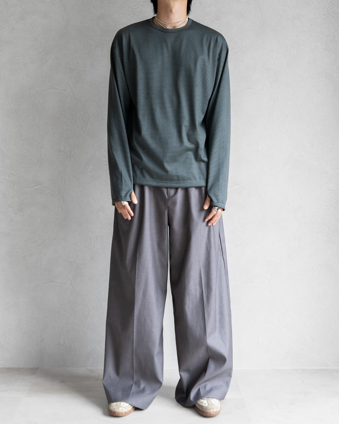 WOOL BORDER L/S