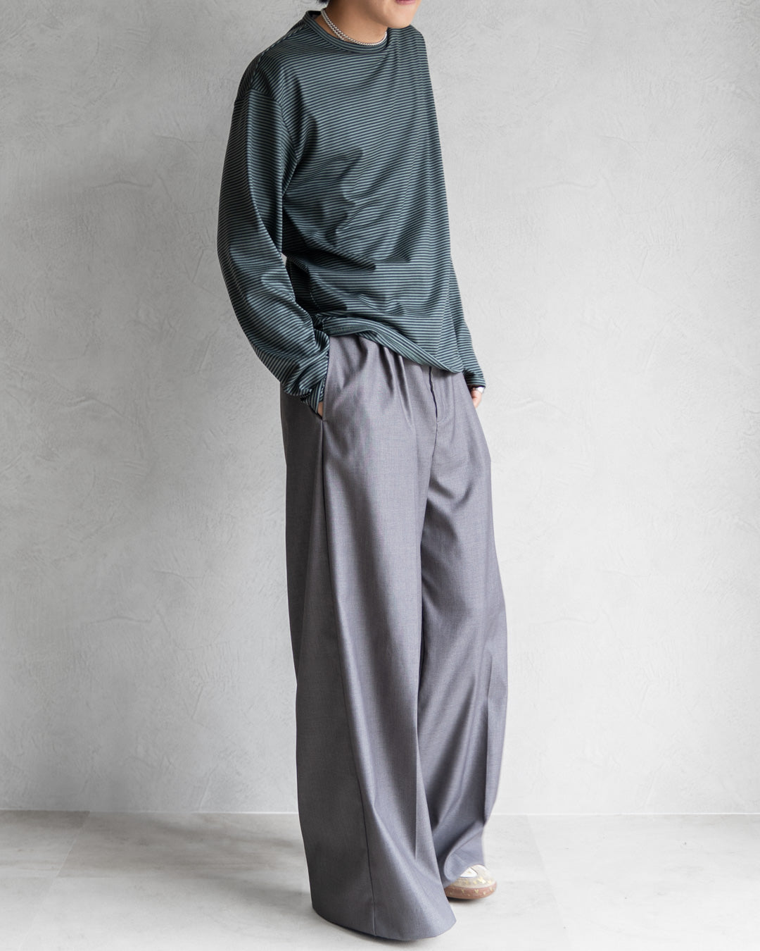 WOOL BORDER L/S