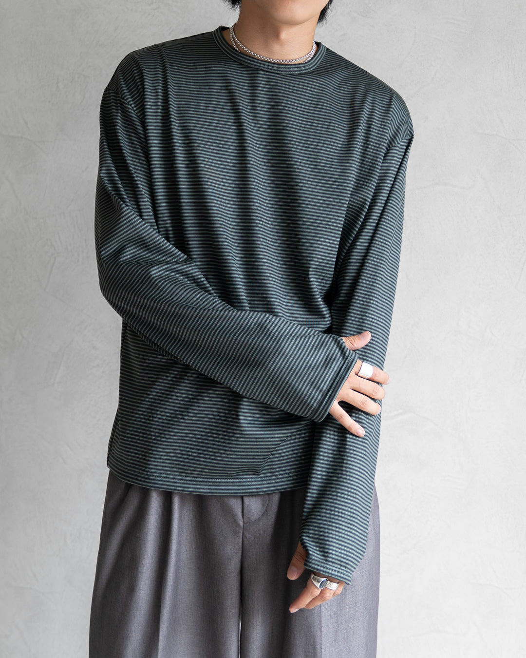 WOOL BORDER L/S