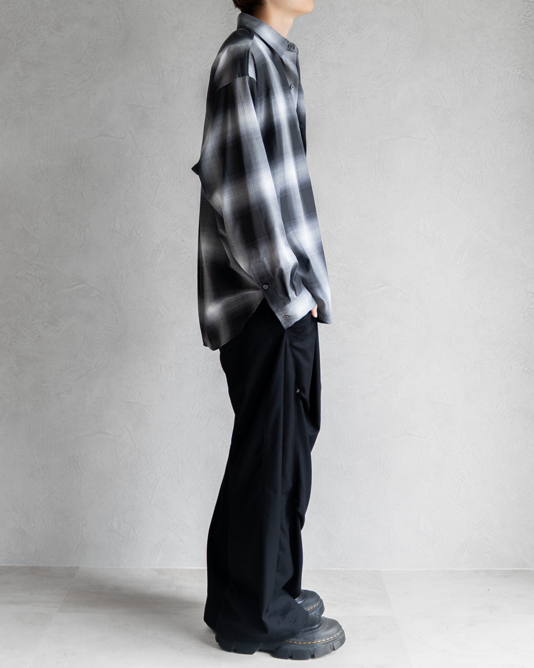 LIGHTWEIGHT OMBRE CHECK SHIRT