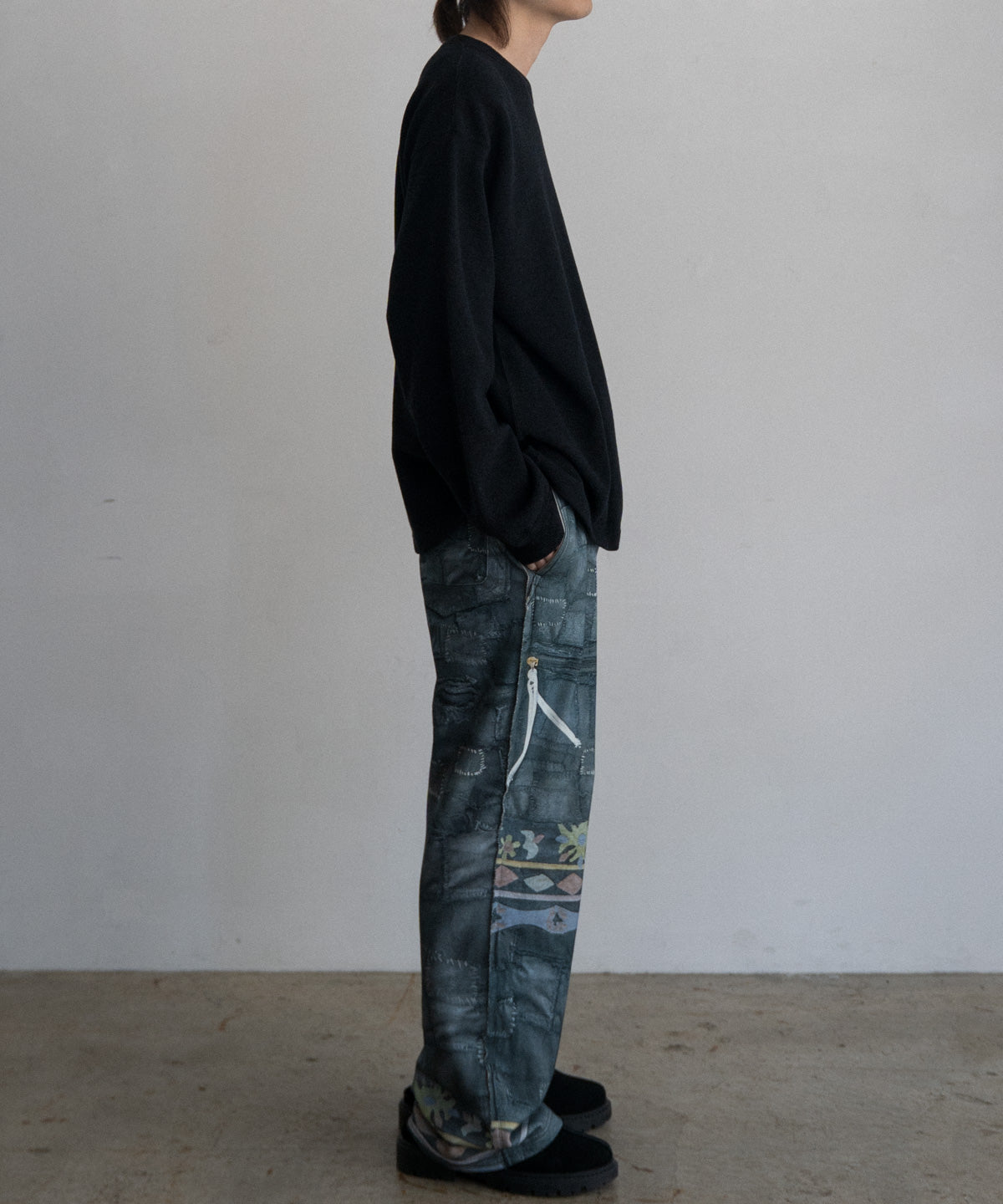 CRUST TROMPELOEIL PANTS