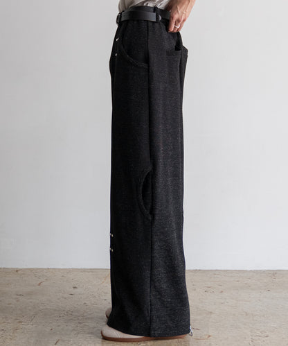 LAME JERSEY TRACK PANTS