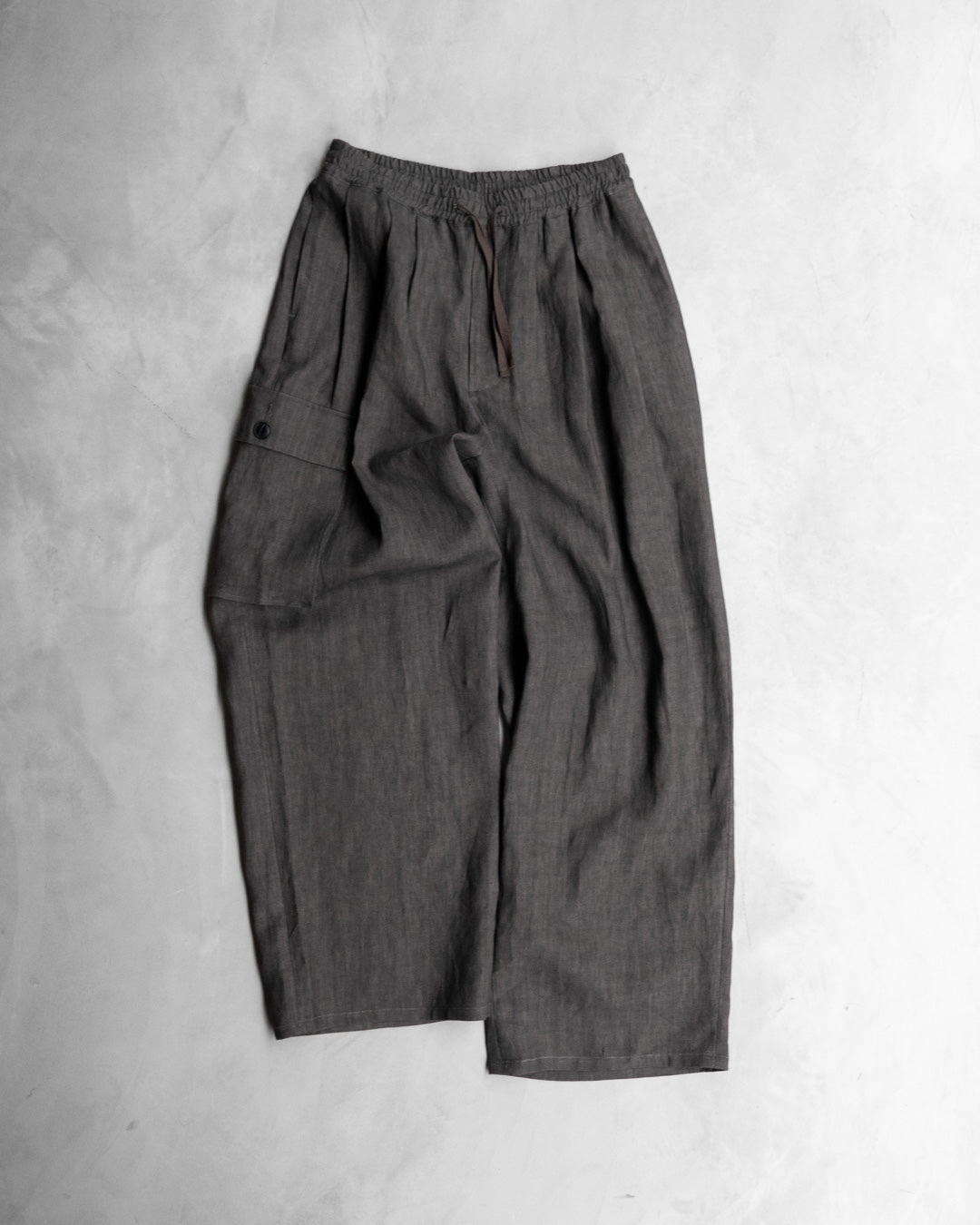 SUMI LINEN WIDE EASY CARGOPANTS