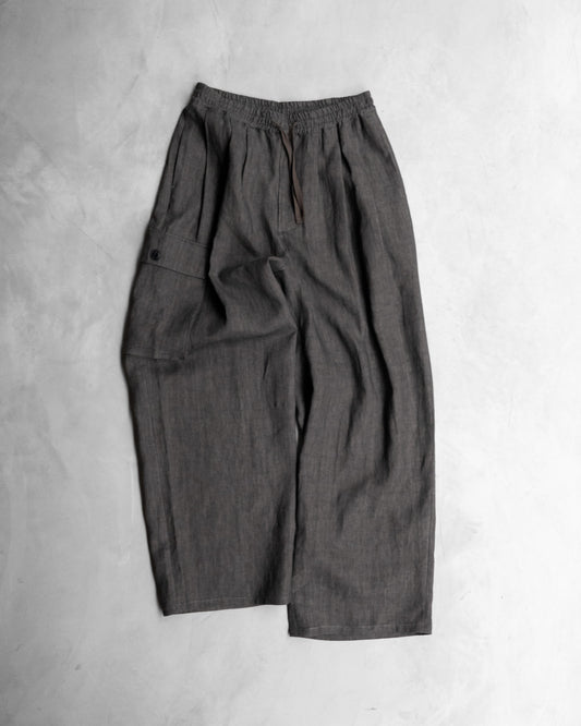 SUMI LINEN WIDE EASY CARGOPANTS