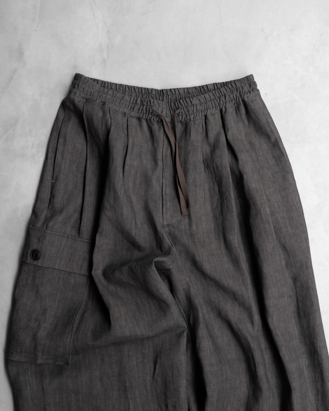SUMI LINEN WIDE EASY CARGOPANTS